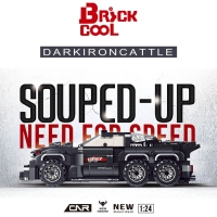 Конструктор Гонка &laquo;Тёмный бык&raquo;, 650 деталей