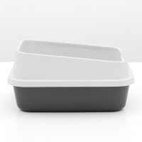 Туалет "Сима Люкс" с бортом 30 х 39 х 19 см, серый Туалет "Сима Люкс" с бортом 30 х 39 х 19 см, серый