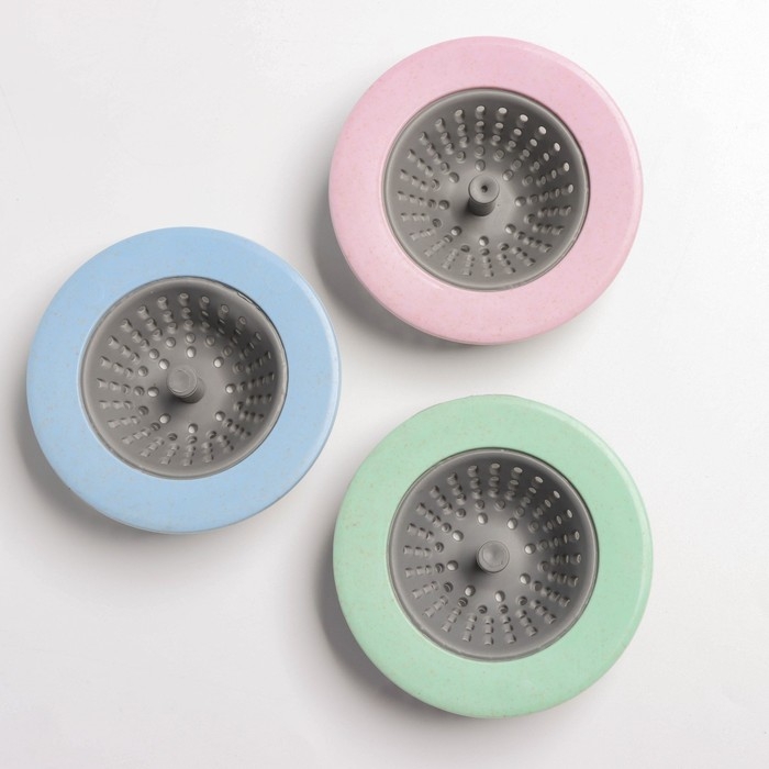 Фильтр для раковины d=10,8 см, цвет МИКС Фильтр для раковины d=10,8 см, цвет МИКС