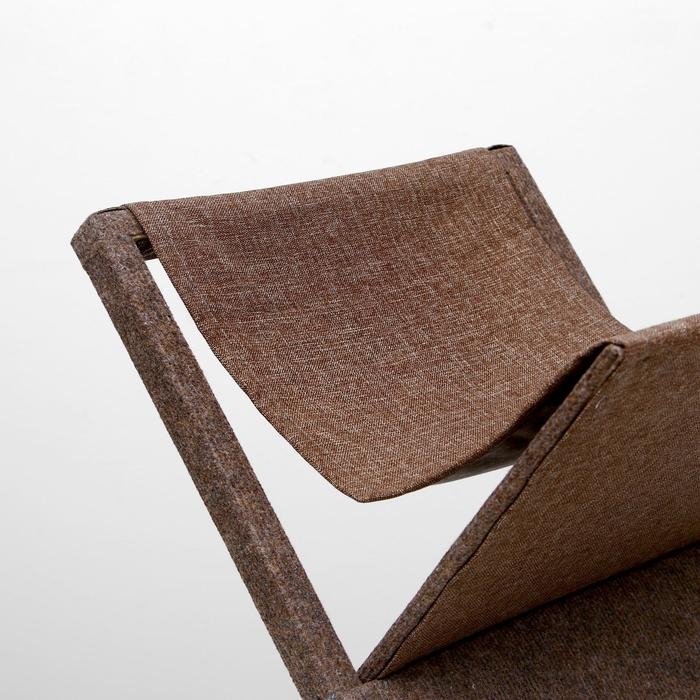 Домик для кошек с когтеточкой Домик для кошек с когтеточкой "Икс", раскладной с гамаком, ковролин, микс цветов