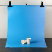 Фотофон для предметной съёмки "Голубой" ПВХ, 100 х 70 см Фотофон для предметной съёмки "Голубой" ПВХ, 100 х 70 см
