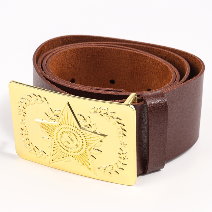 Карнавальный ремень «Военный» с пряжкой, 100 см Карнавальный ремень «Военный» с пряжкой, 100 см