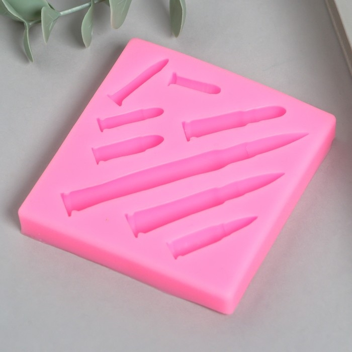 Молд силикон Молд силикон "Пули" 8 предметов 1,2х7,5х7,5 см