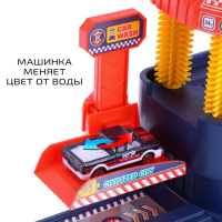 Парковка &laquo;Город&raquo;, с автомойкой, свет и звук, машина меняет цвет от воды