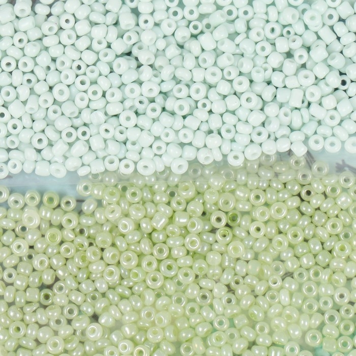 Бисер круглый 12/0 "Утро в саду" 5 цветов х 10 гр 20х8х0,7 см