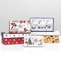 Набор коробок 10 в 1 "Чудесного Нового года", 30 х 19 х 11.5 - 11 х 6 х 4 см