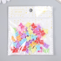 Бусины для творчества пластик "Бабочки яркие" набор 20 гр 0,3х1,4х1,1 см Бусины для творчества пластик "Бабочки яркие" набор 20 гр 0,3х1,4х1,1 см