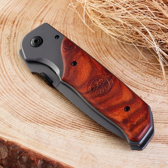 Нож складной Нож складной "Хоркос" 23см, клинок 98мм/2,2, рукоять дерево