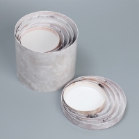 Набор шляпных коробок 5 в 1, упаковка подарочная, «Нежность», 13 х 14 ‒ 19.5 х 22 см Набор шляпных коробок 5 в 1, упаковка подарочная, «Нежность», 13 х 14 ‒ 19.5 х 22 см