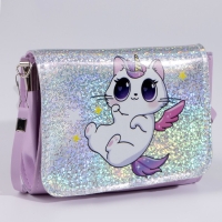 Сумка детская для девочки Kitty unicorn на клапане, цвет розовый Сумка детская для девочки Kitty unicorn на клапане, цвет розовый