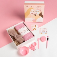 Набор подарочный Этель Relax time, полотенце и аксессуары Набор подарочный Этель Relax time, полотенце и аксессуары