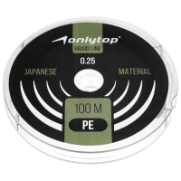 Шнур ONLYTOP universal X4, диаметр 0.25 мм, тест 17.5 кг, 100 м, тёмно-зелёный Шнур ONLYTOP universal X4, диаметр 0.25 мм, тест 17.5 кг, 100 м, тёмно-зелёный