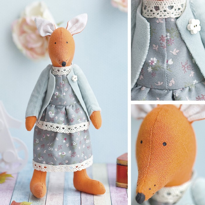 Набор для шитья. Мягкая игрушка &laquo;Домашняя лиса Истер&raquo;, 29 см