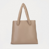 Сумка-шопер женская на молнии, цвет бежевый Сумка-шопер женская на молнии, цвет бежевый