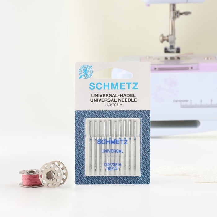 Иглы для бытовых швейных машин, универсальные, №90, 10 шт Иглы для бытовых швейных машин, универсальные, №90, 10 шт