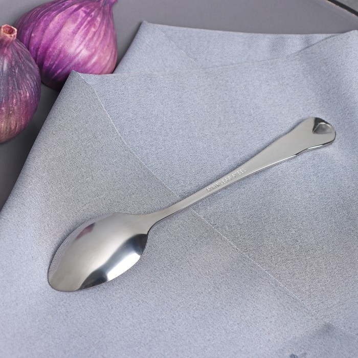 Набор чайных ложек Доляна «Капля», 15 см, 6 шт, цвет серебряный Набор чайных ложек Доляна «Капля», 15 см, 6 шт, цвет серебряный