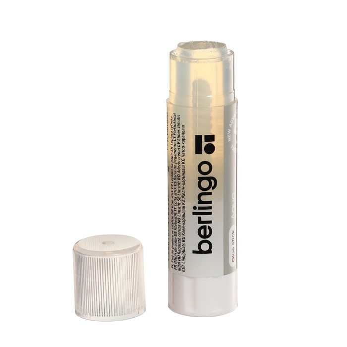 Клей-карандаш ПВП 8 г Berlingo, прозрачный Клей-карандаш ПВП 8 г Berlingo, прозрачный