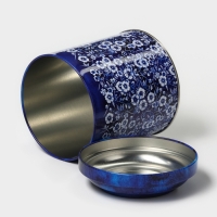 Банка для сыпучих продуктов &laquo;Ультрамарин&raquo;, 0,8 л, d=9,9 см, h=11 см, жесть