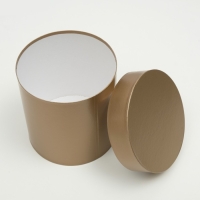 Набор шляпных коробок 5 в 1 "Бронза", 20 &times; 20 &times; 20‒13,5 &times; 13,5 &times; 13,5 см