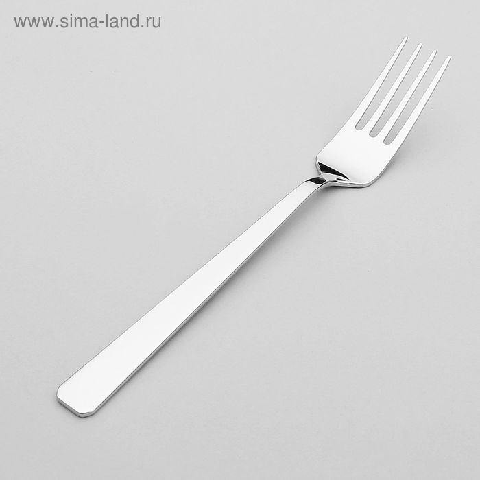 Вилка столовая &laquo;Аметист&raquo;, длина 19,8 см, толщина 2.5 мм, цвет серебряный