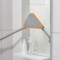 Окномойка фигурная Raccoon, стальная ручка, 2 секции, 102 см, насадка из микрофибры 20×15 см Окномойка фигурная Raccoon, стальная ручка, 2 секции, 102 см, насадка из микрофибры 20×15 см