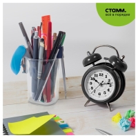 Подставка-стакан для канцелярии Стамм "Фаворит", пластик, 90 х 70 х 70 мм, квадратная, прозрачная Подставка-стакан для канцелярии Стамм "Фаворит", пластик, 90 х 70 х 70 мм, квадратная, прозрачная