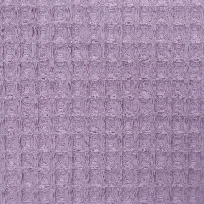 Полотенце вафельное банное Этель Boho 67х140 см, цвет сиреневый, 100% хлопок, 290 гр/м2