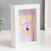 Копилка интерьерная пластик "Сердце на мраморе" 17х12х3,8 см Копилка интерьерная пластик "Сердце на мраморе" 17х12х3,8 см