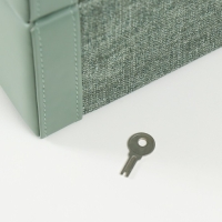 Шкатулка кожзам для украшений сундук "Зелёная" комбинированная 23,5х16,5х14,5 см Шкатулка кожзам для украшений сундук "Зелёная" комбинированная 23,5х16,5х14,5 см