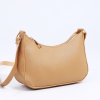 Сумка женская на молнии, цвет бежевый Сумка женская на молнии, цвет бежевый