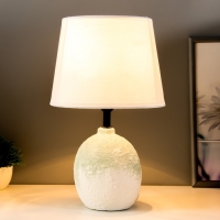 Настольная лампа "Зефир" Е14 40Вт белый голубой 30х30х33см RISALUX