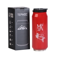 Термокружка, 400 мл, Банка "Мама - вместе навсегда", сохраняет тепло 8 ч, 7.6 х 19.3 см