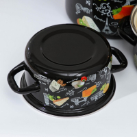 Набор кастрюль &laquo;Сыр 5-1 Экстра&raquo;, 3 предмета: 1,5 л, 2,3 л, 5 л, крышки, индукция