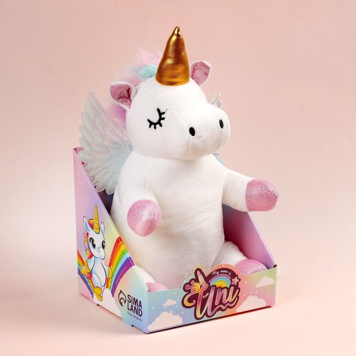 Мягкая игрушка &laquo;Единорожка&raquo; с крыльями