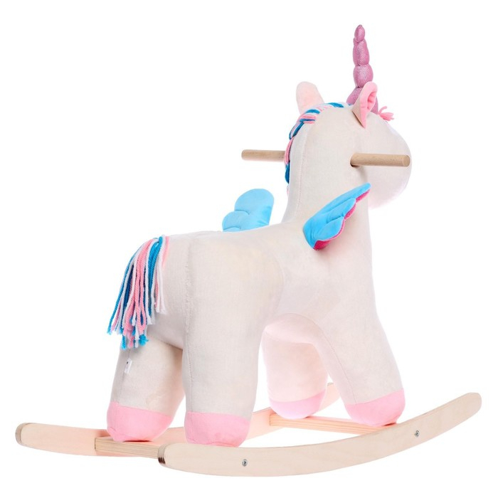 Качалка &laquo;Единорог Эльза&raquo; не музыкальная, цвет бежевый