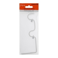 Кронштейн для карниза D20 двухрядный 8/15 см, белый Кронштейн для карниза D20 двухрядный 8/15 см, белый