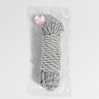 Шнур витой, d = 5 мм, 9 &plusmn; 1 м, цвет серебряный