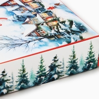 Коробка подарочная новогодняя складная &laquo;Зимняя сказка&raquo;, 21 х 15 х 5 см, Новый год
