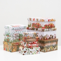 Набор коробок 10 в 1 &laquo;Время чудес&raquo;, 32,5 х 20 х 12,5 &mdash; 12 х 7 х 4 см