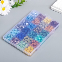 Набор сургуча "Палитра зелёно-голубая" перламутр 24 цвета 19х13х2 см Набор сургуча "Палитра зелёно-голубая" перламутр 24 цвета 19х13х2 см