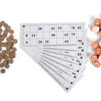 Лото русское, деревянное "Новогоднее", настольная игра, с бочонками Лото русское, деревянное "Новогоднее", настольная игра, с бочонками