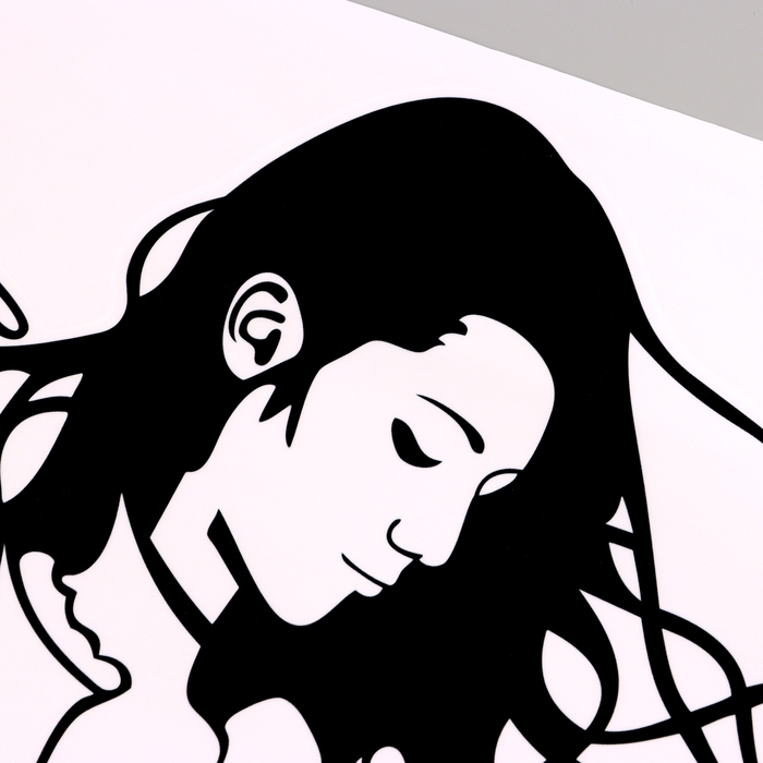 Наклейка 3Д интерьерная Девушка 57*40см Наклейка 3Д интерьерная Девушка 57*40см