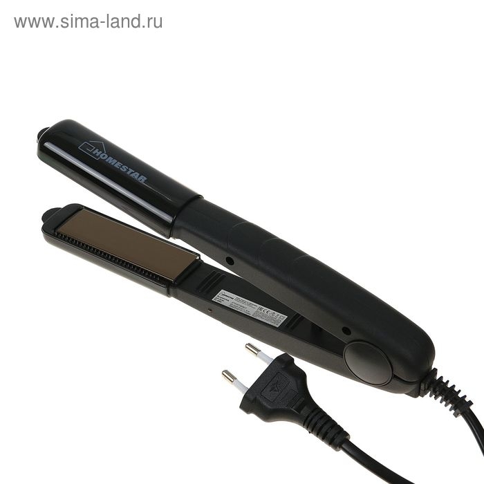 Выпрямитель HOMESTAR HS-8006, 35 Вт, алюминиевое покрытие, 220°С, черный Выпрямитель HOMESTAR HS-8006, 35 Вт, алюминиевое покрытие, 220°С, черный