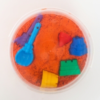 Кинетический песок "Большая песочница" с формочками, 6,5 кг, микс