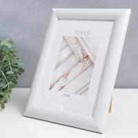 Фоторамка пластик "МИРАМ" 15х21 см 647261-6, белый (пластиковый экран) Фоторамка пластик "МИРАМ" 15х21 см 647261-6, белый (пластиковый экран)