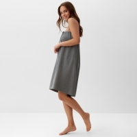 Полотенце Этель, цв. серый, жен. парео 75х150 см, 100% полиэстер, 300 г/м2