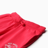 Шорты для девочки А.101278, цвет малиновый, рост 122