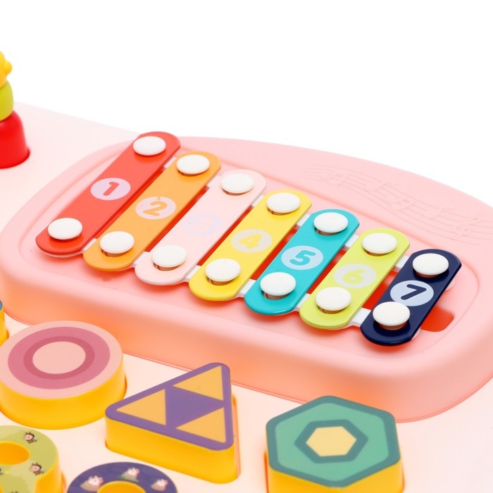 Развивающая игрушка &laquo;Весёлые игры&raquo;, цвет розовый