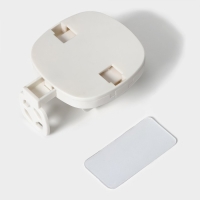 Держатель для электрических зубных щёток, регулируемый размер, 8,5×7×4 см, цвет белый Держатель для электрических зубных щёток, регулируемый размер, 8,5×7×4 см, цвет белый