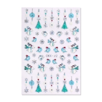 Новый год! Наклейки для ногтей &laquo;Новый год&raquo;, разноцветные